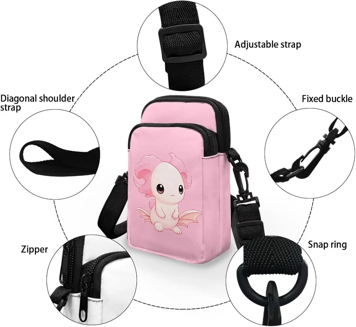 Crossbody Bag for Girls Cell Phone Purse for Kids Small Shoulder Bag Cross Body Pouch