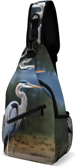 Crossbody Bag for Women Men Chest Bag Music Studio Sling Bag Crossbody Shoulder Bag Sling Backpack