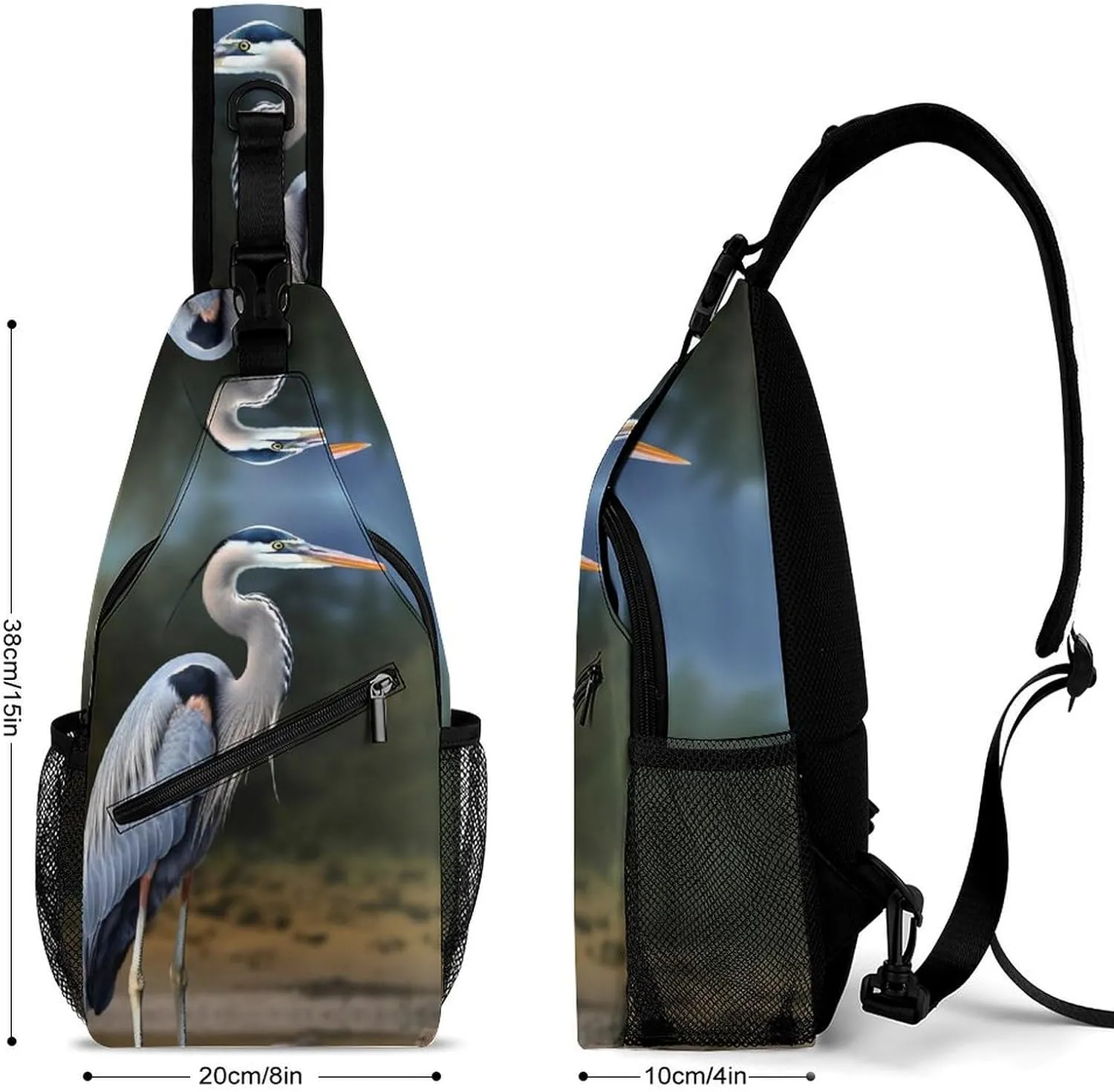 Crossbody Bag for Women Men Chest Bag Music Studio Sling Bag Crossbody Shoulder Bag Sling Backpack