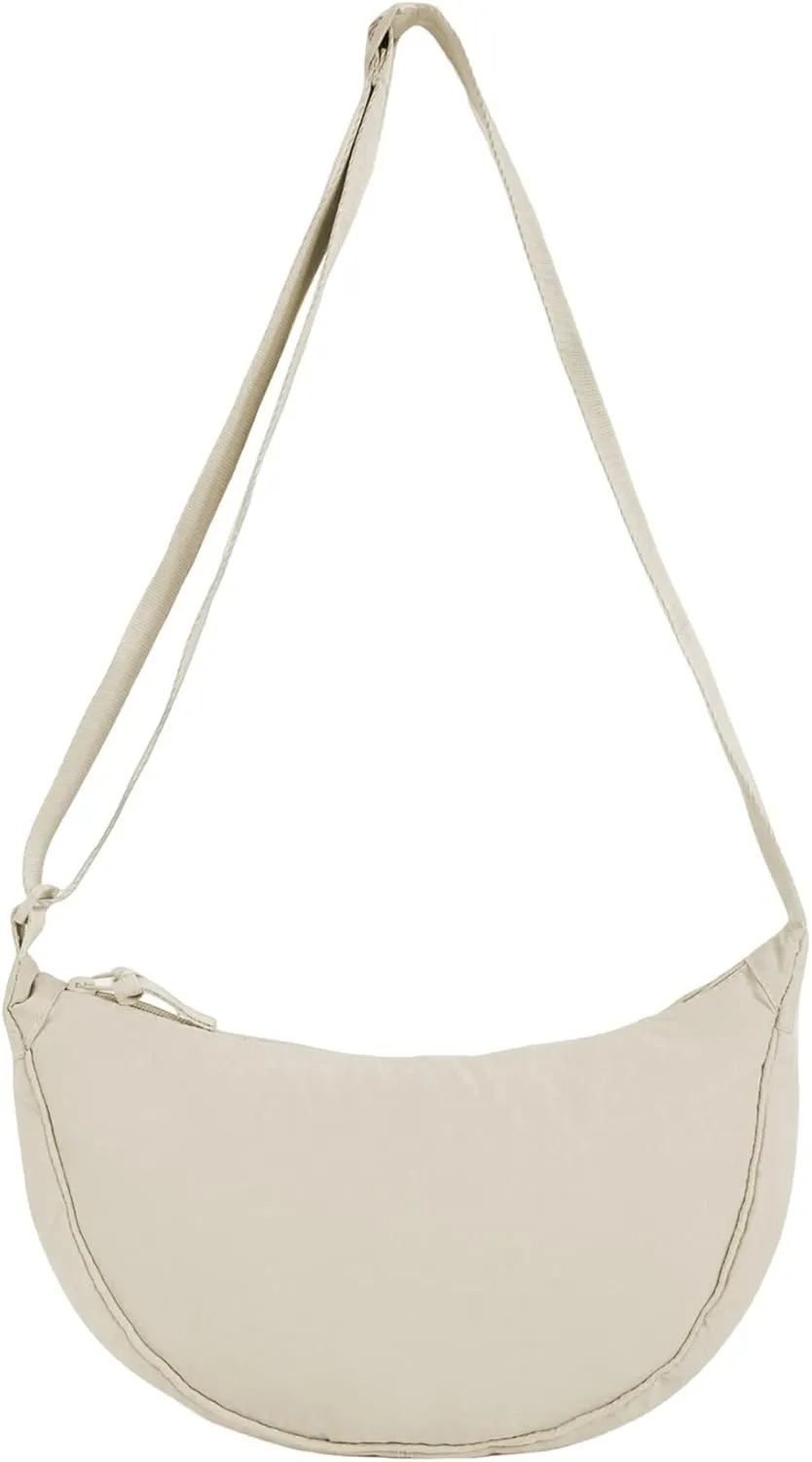 Crossbody Bag Hobo Sling Crescent Bag Women Men Trendy Small Shoulder Bag Purse Dumpling Bag Casual Handbag Adjustable Strap
