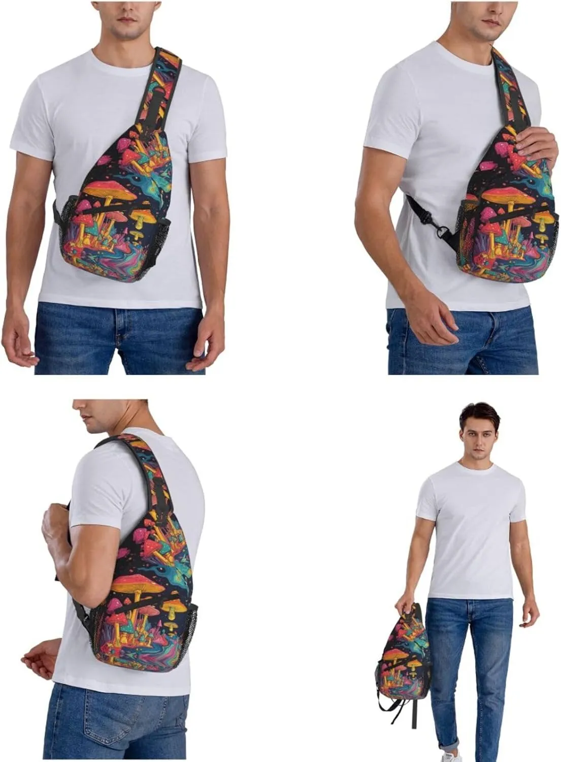 Crossbody Bag Sling Bag Backpack Chest Bags Shoulder Bag for Women Men