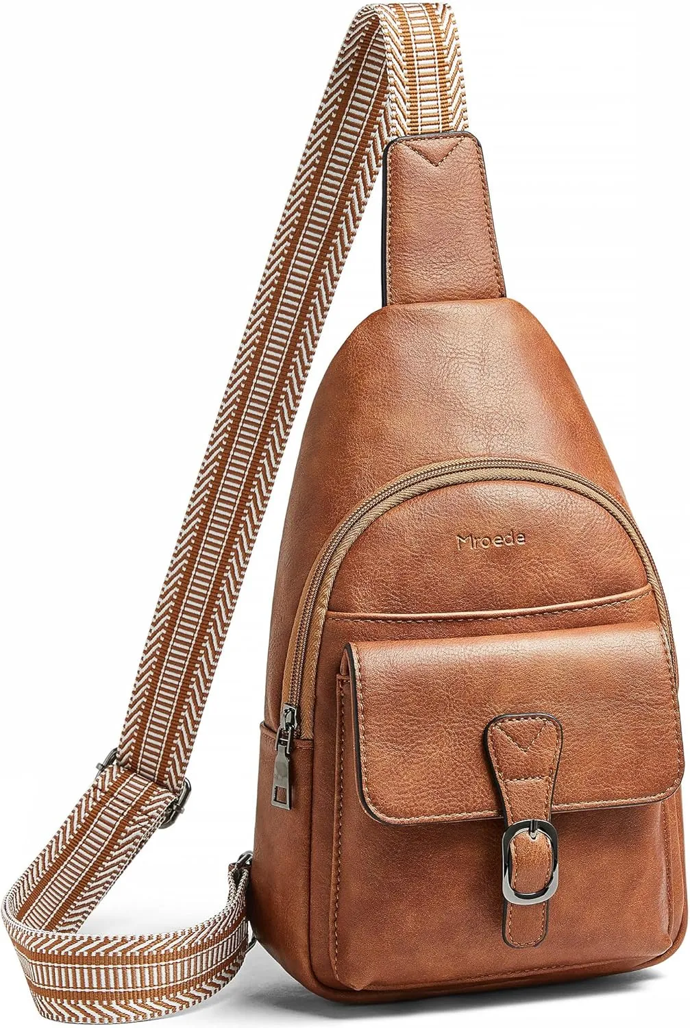 Crossbody Bags for Women Men Sling Bag 5 Pockets Fanny Pack Sling Backpack Chest Daypack Travel Purse Anti Theft