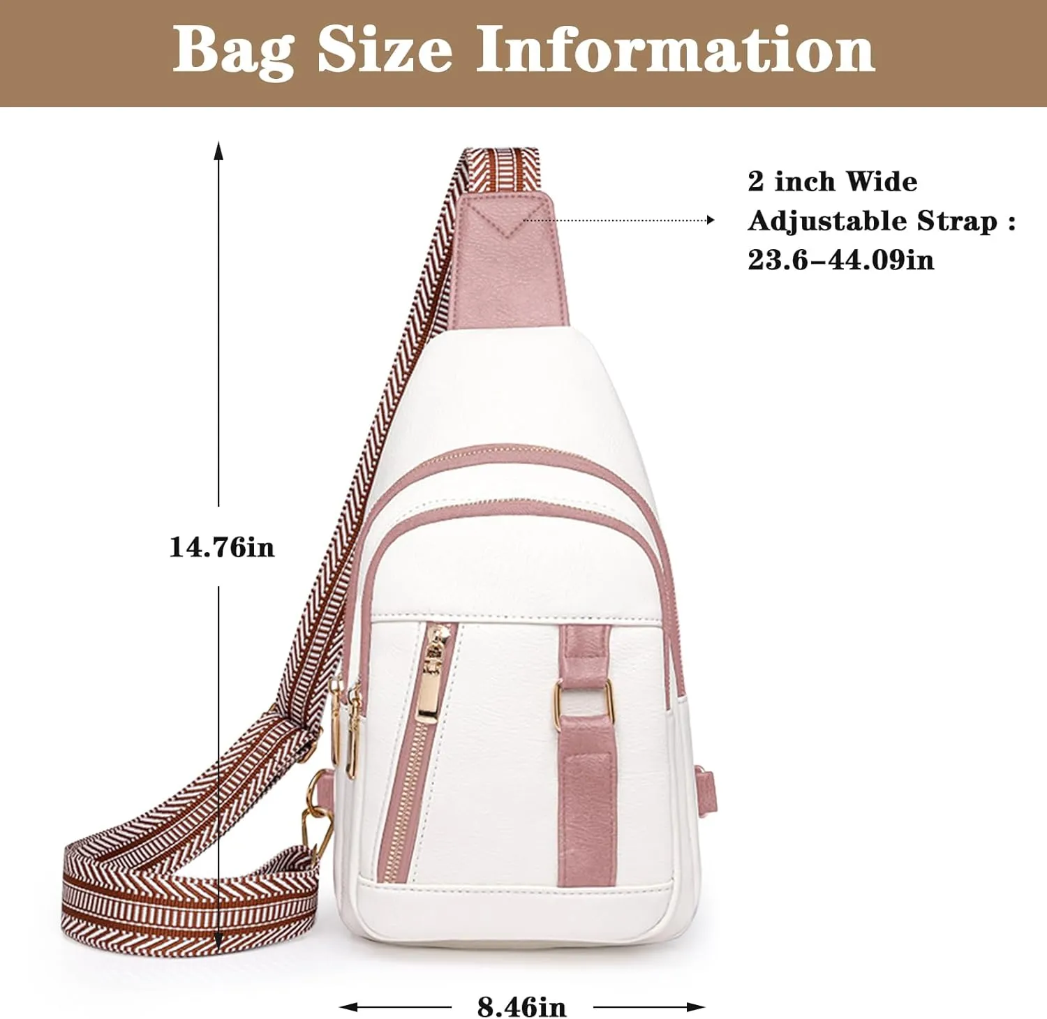 Crossbody Bags for Women Mothers Day Gifts for Mom Her Wife Birthday Gifts Small Sling Bag Leather Fanny Packs for Travel