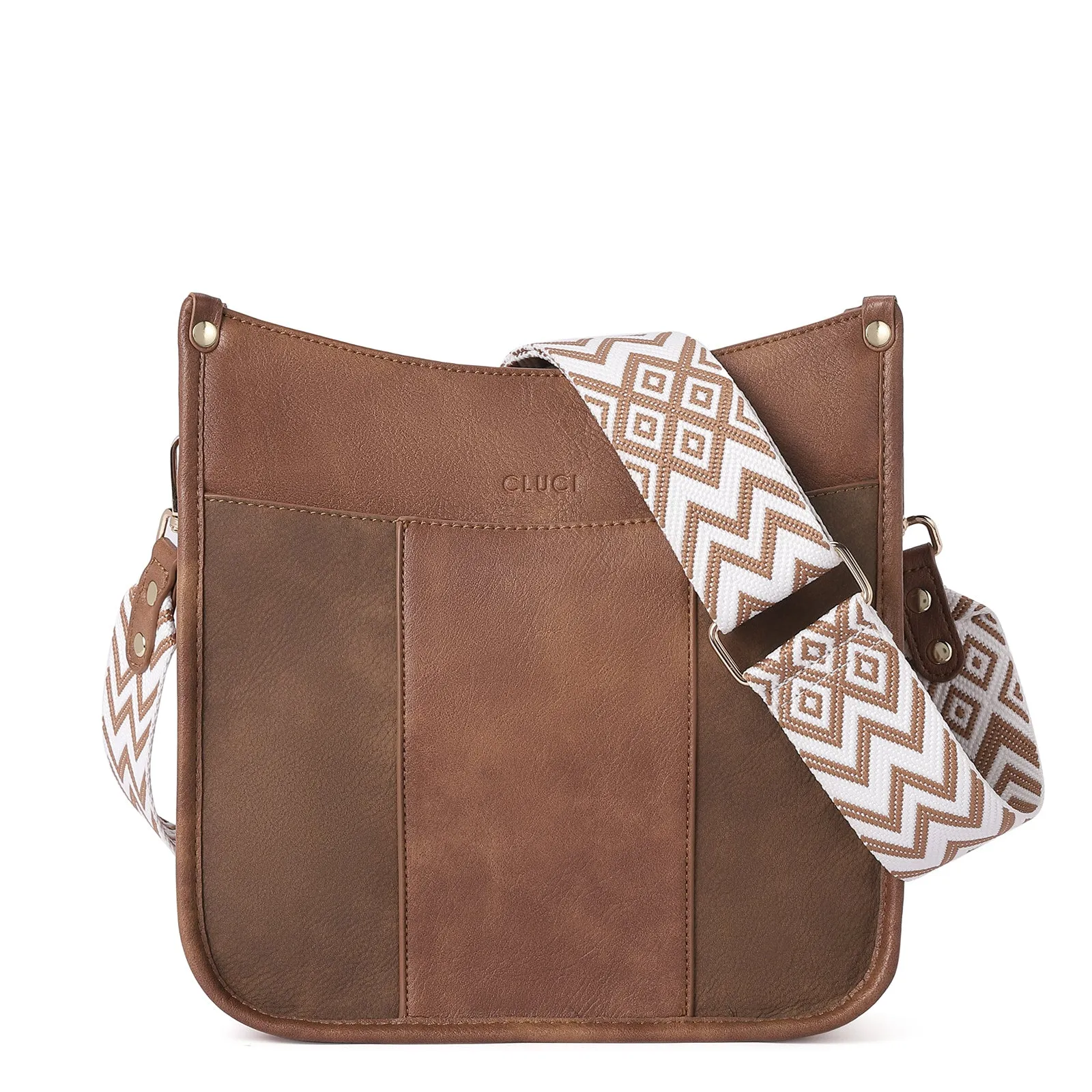 Crossbody Bags For Women Trendy Vegan Leather Purses with Two Straps