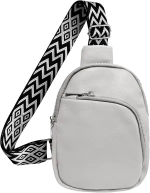 Crossbody bags for women,travel sling bag, fanny packs purses for women bag with pu leather.