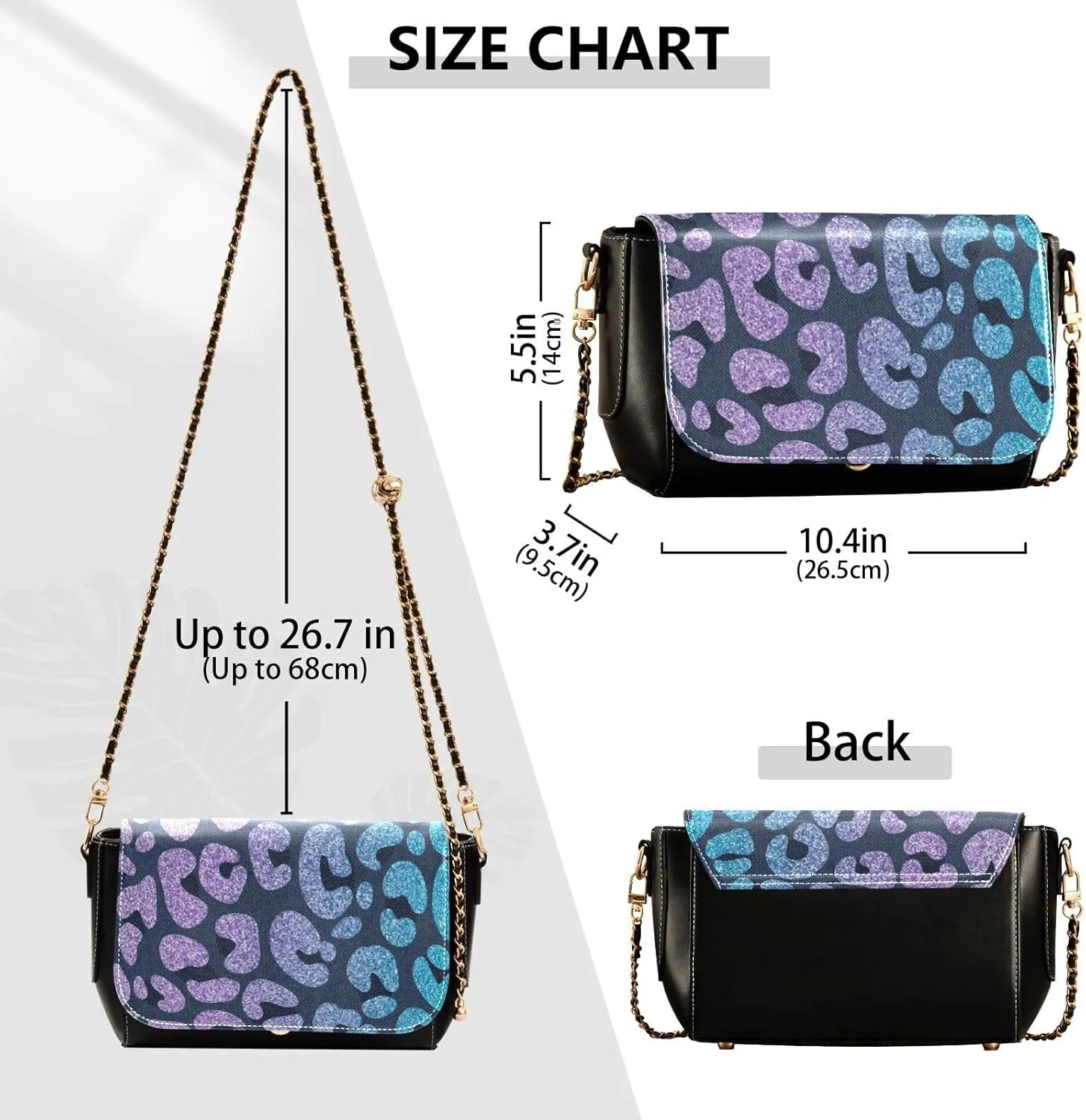 Crossbody Handbag PU Leather Shoulder Bag Sturdy Travel Pouch Compact Chic Bag for Women Everyday Use