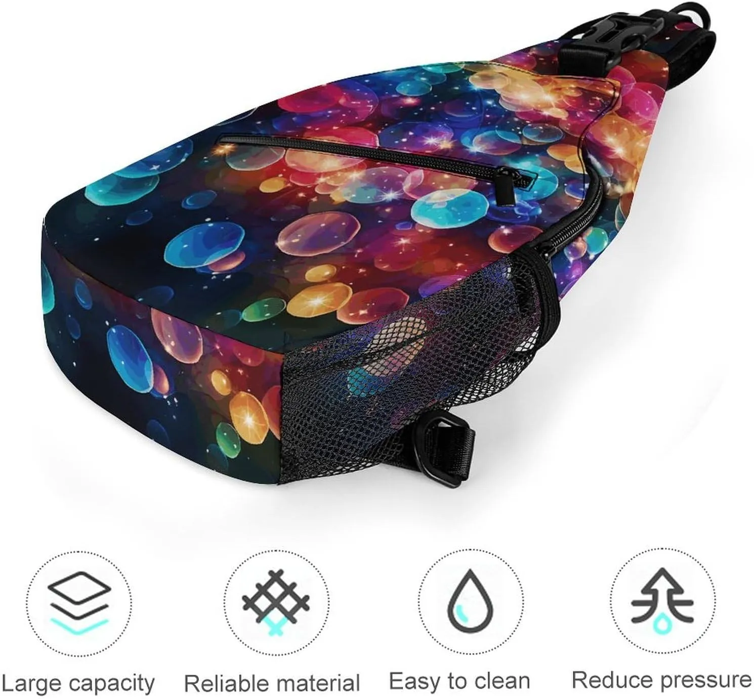 Crossbody Sling Bag Ancient Egyptians Backpack Sling Bag Travel Hiking Chest Bag Shoulder Bag Daypack