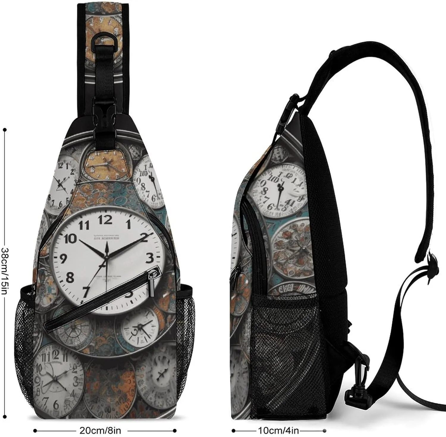 Crossbody Sling Bag Daisy Blue Backpack Sling Bag Travel Hiking Chest Bag Shoulder Bag Daypack