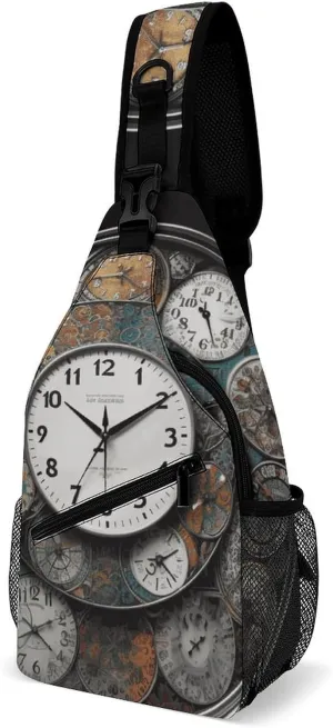 Crossbody Sling Bag Daisy Blue Backpack Sling Bag Travel Hiking Chest Bag Shoulder Bag Daypack
