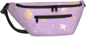 Crossbody Sling Bag for Women Men Cartoon Planets Stars Lightweight Travel Essentials Chest Bag Waterproof Sling Backpack and Cross Body Bag for Daily Use