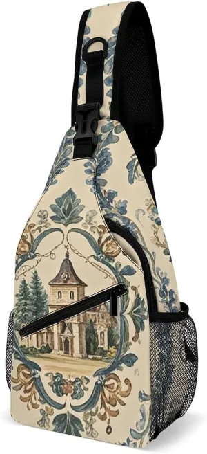Crossbody Sling Bag Red Pandas Backpack Sling Bag Travel Hiking Chest Bag Shoulder Bag Daypack
