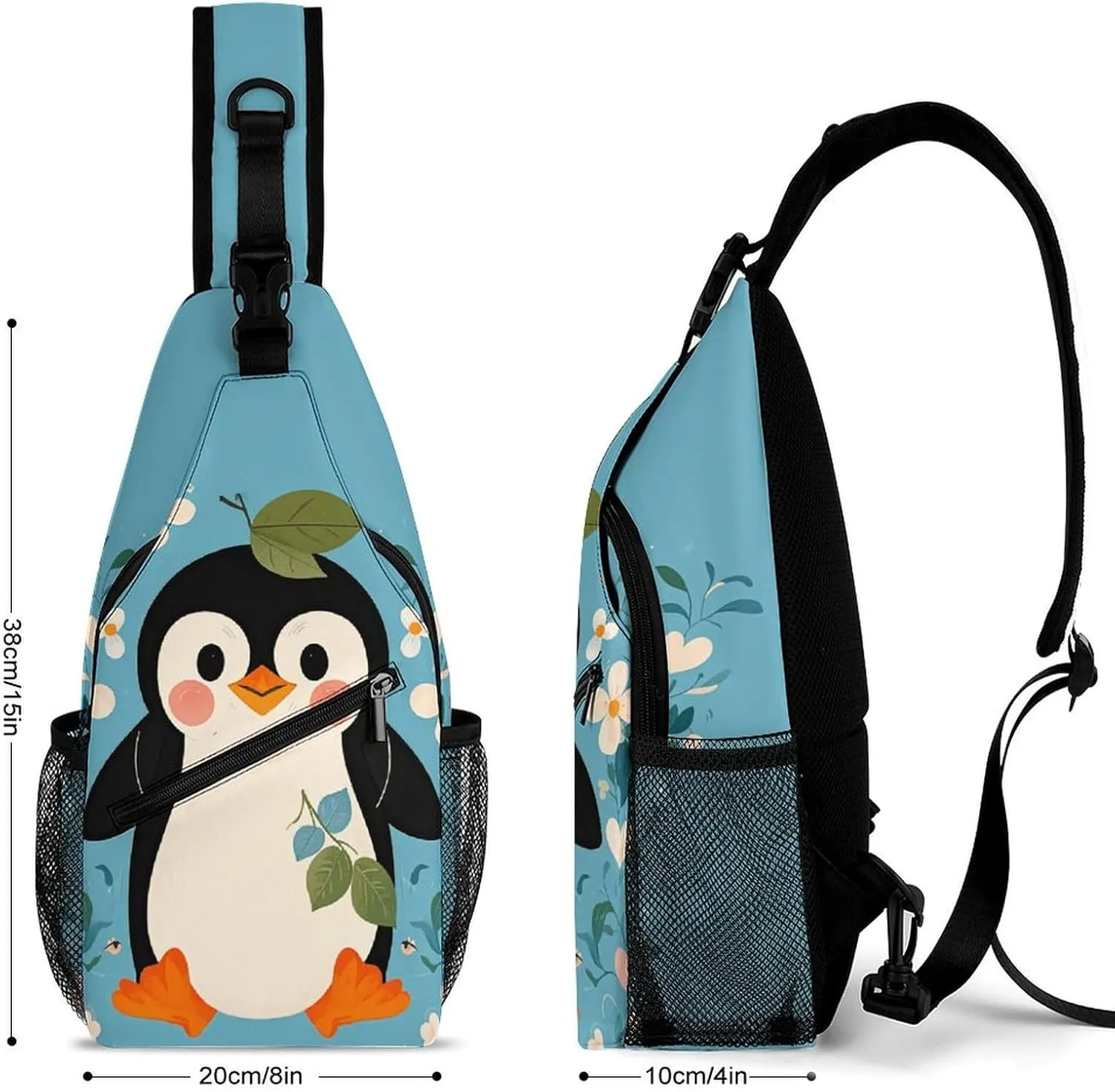 Crossbody Sling Bag Red Pandas Backpack Sling Bag Travel Hiking Chest Bag Shoulder Bag Daypack