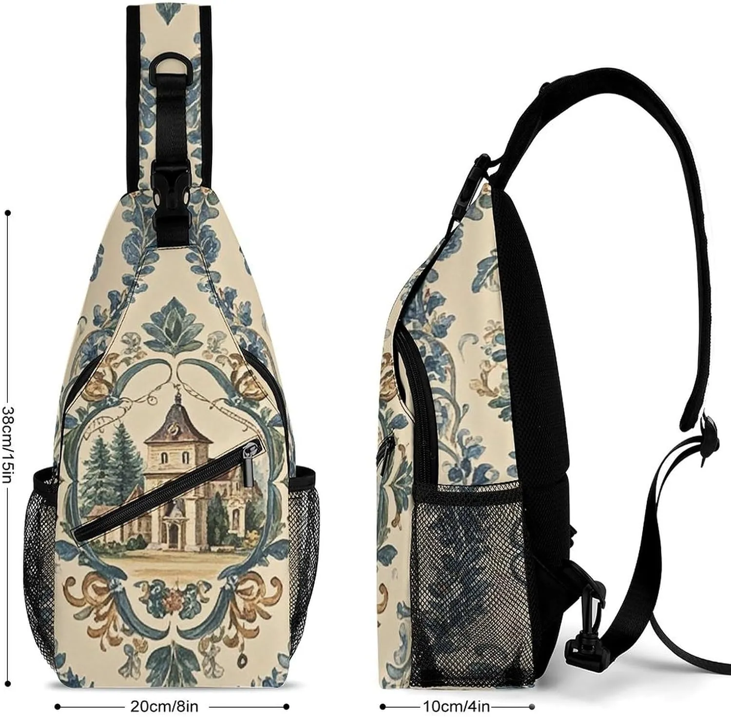 Crossbody Sling Bag Red Pandas Backpack Sling Bag Travel Hiking Chest Bag Shoulder Bag Daypack