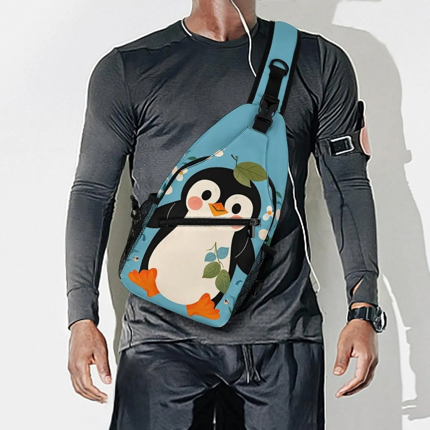 Crossbody Sling Bag Red Pandas Backpack Sling Bag Travel Hiking Chest Bag Shoulder Bag Daypack
