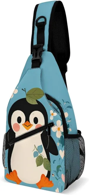 Crossbody Sling Bag Red Pandas Backpack Sling Bag Travel Hiking Chest Bag Shoulder Bag Daypack