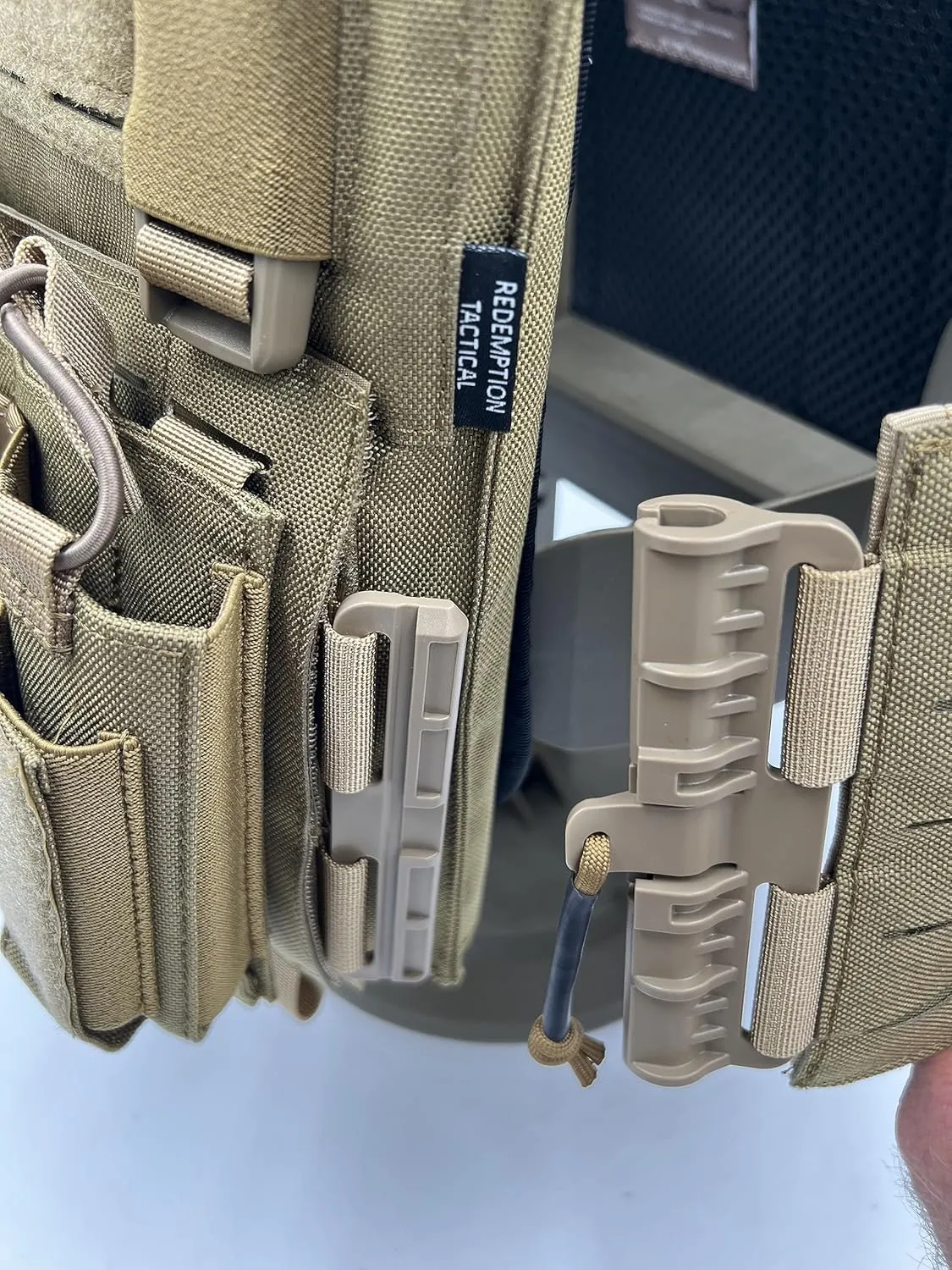 Crusader 2.0 Tactical Molle Quick Release Buckles Vest with Side Cummerbund Pouches and Triple mag Pouch