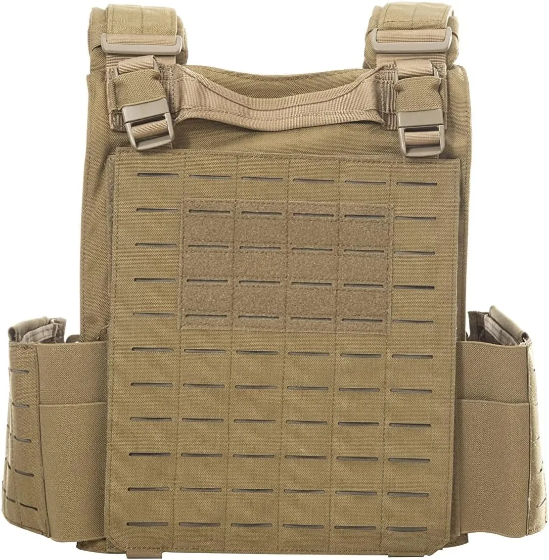 Crusader 2.0 Tactical Molle Quick Release Buckles Vest with Side Cummerbund Pouches and Triple mag Pouch