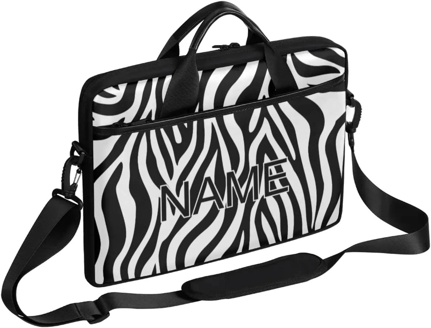 Custom Laptop Bag with Name Personalized 15 Inch Shoulder Computer Bag