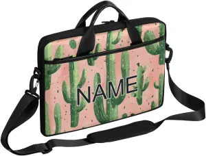 Custom Laptop Bag with Name Personalized 15 Inch Shoulder Computer Bag
