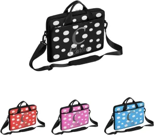 Custom Laptop Bag with Name, Personalized Shoulder Bag for Laptop, Customized Portable Computer Bag for Business (BG)