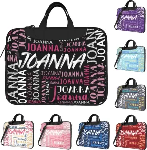 Custom Laptop Bag with Name, Personalized Shoulder Bag for Laptop, Customized Portable Computer Bag Gifts for Business Office