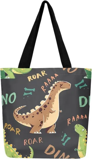 Cute Axolotl Canvas Tote Bag Rainbow Axolotls Shoulder Bag,Ocean Nautical Sea Animal Reusable Grocery Shoulder Bag