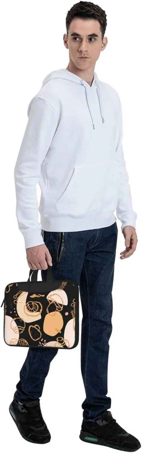 Cute Cartoon Rat Laptop Shoulder Bag ​for Men Women, Computer Carrying Case Messenger Bag with Strap