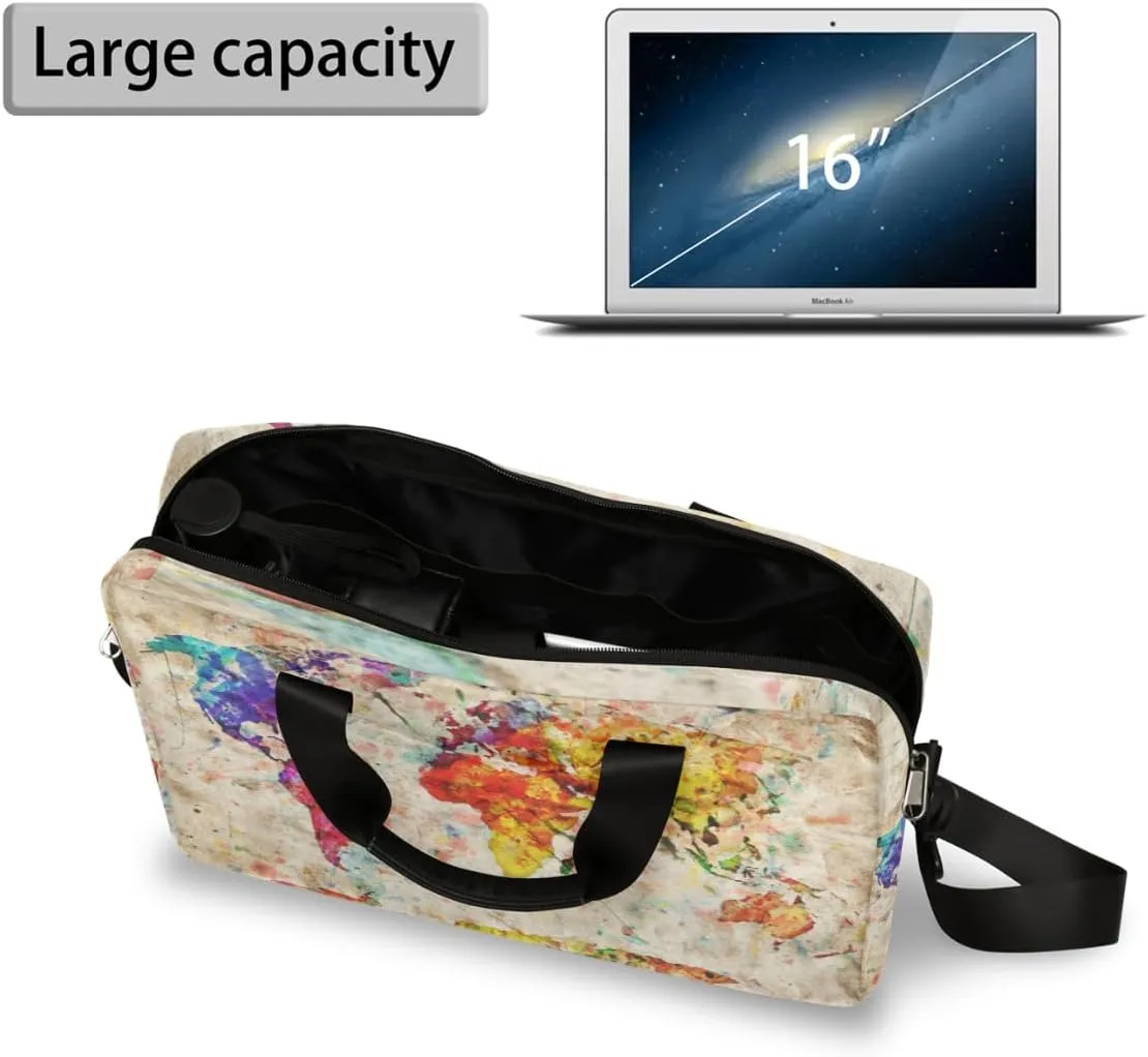 Cute Laptop Shoulder Bag for Women Men, Computer Laptop Bag Laptop Sleeve Case Laptop Satchel Briefcase Carrying Bag QA-1