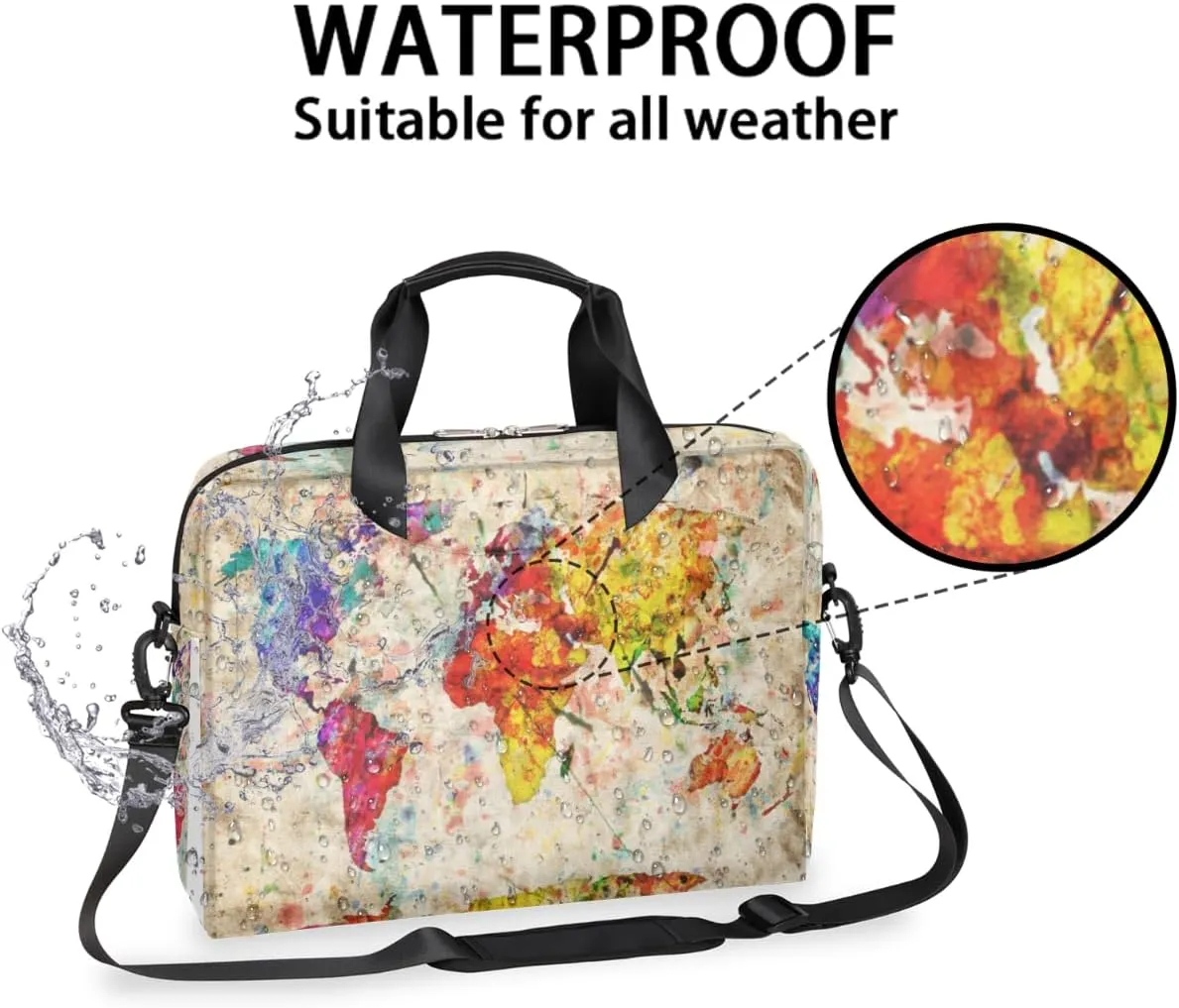 Cute Laptop Shoulder Bag for Women Men, Computer Laptop Bag Laptop Sleeve Case Laptop Satchel Briefcase Carrying Bag QA-1