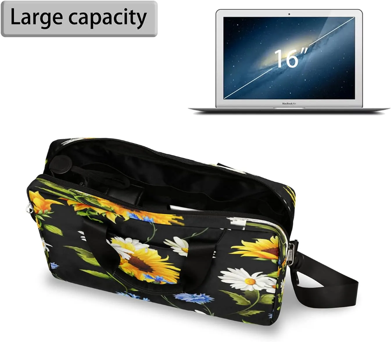 Cute Laptop Shoulder Bag for Women Men, Computer Laptop Bag Laptop Sleeve Case Laptop Satchel Briefcase Carrying Bag QA-1
