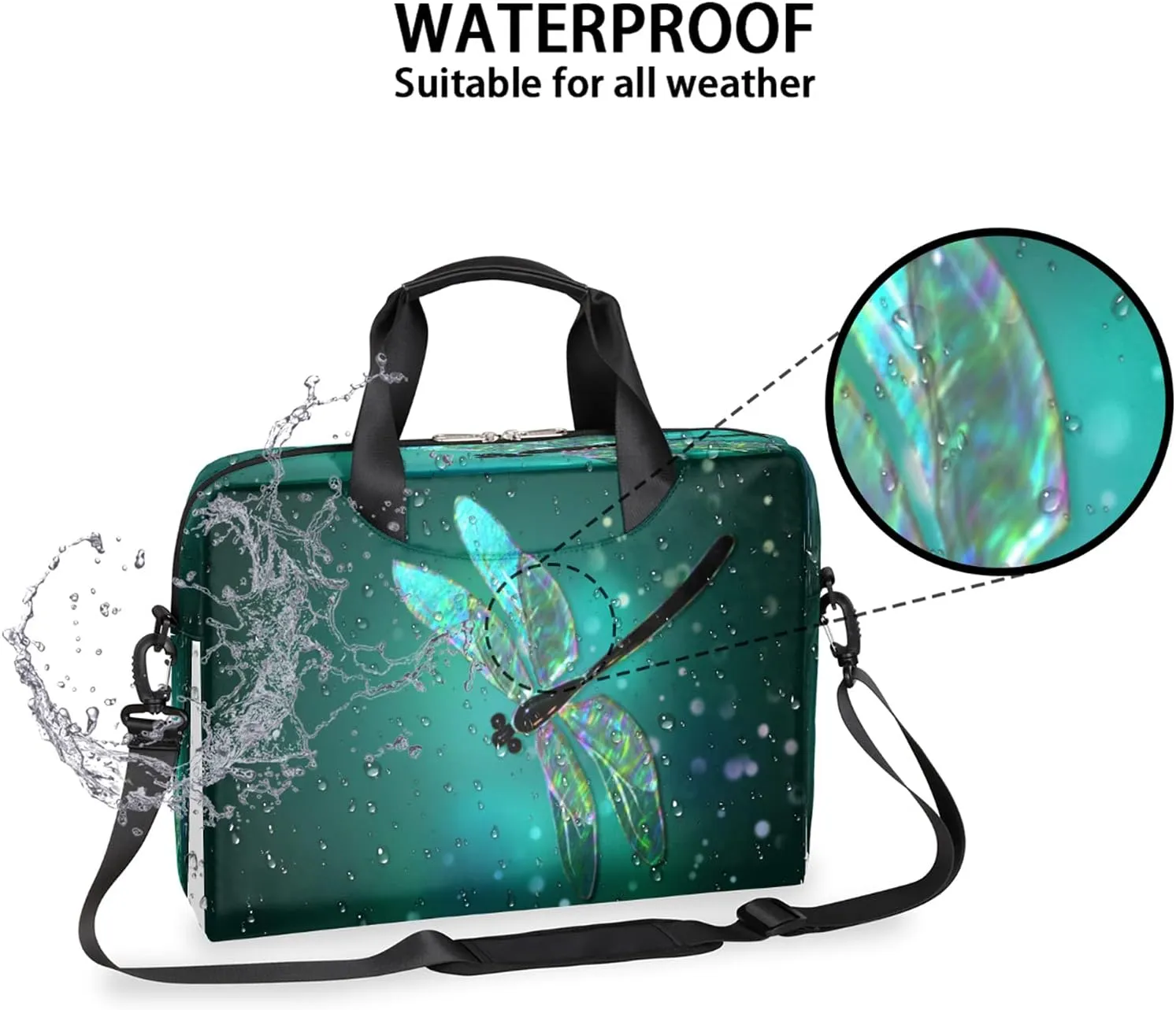 Cute Laptop Shoulder Bag for Women Men, Computer Laptop Bag Laptop Sleeve Case Laptop Satchel Briefcase Carrying Bag QA-1