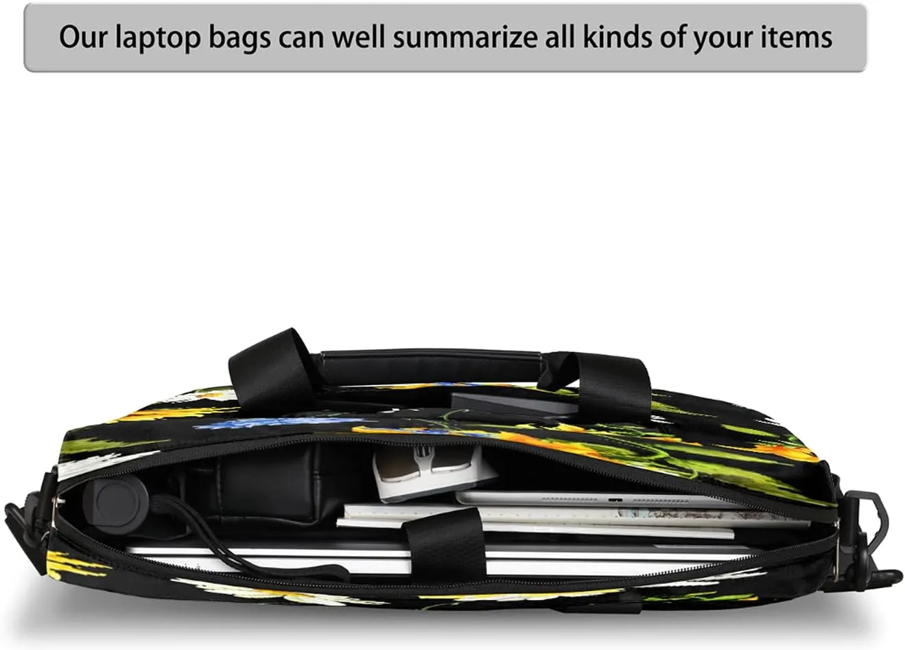 Cute Laptop Shoulder Bag for Women Men, Computer Laptop Bag Laptop Sleeve Case Laptop Satchel Briefcase Carrying Bag QA-1