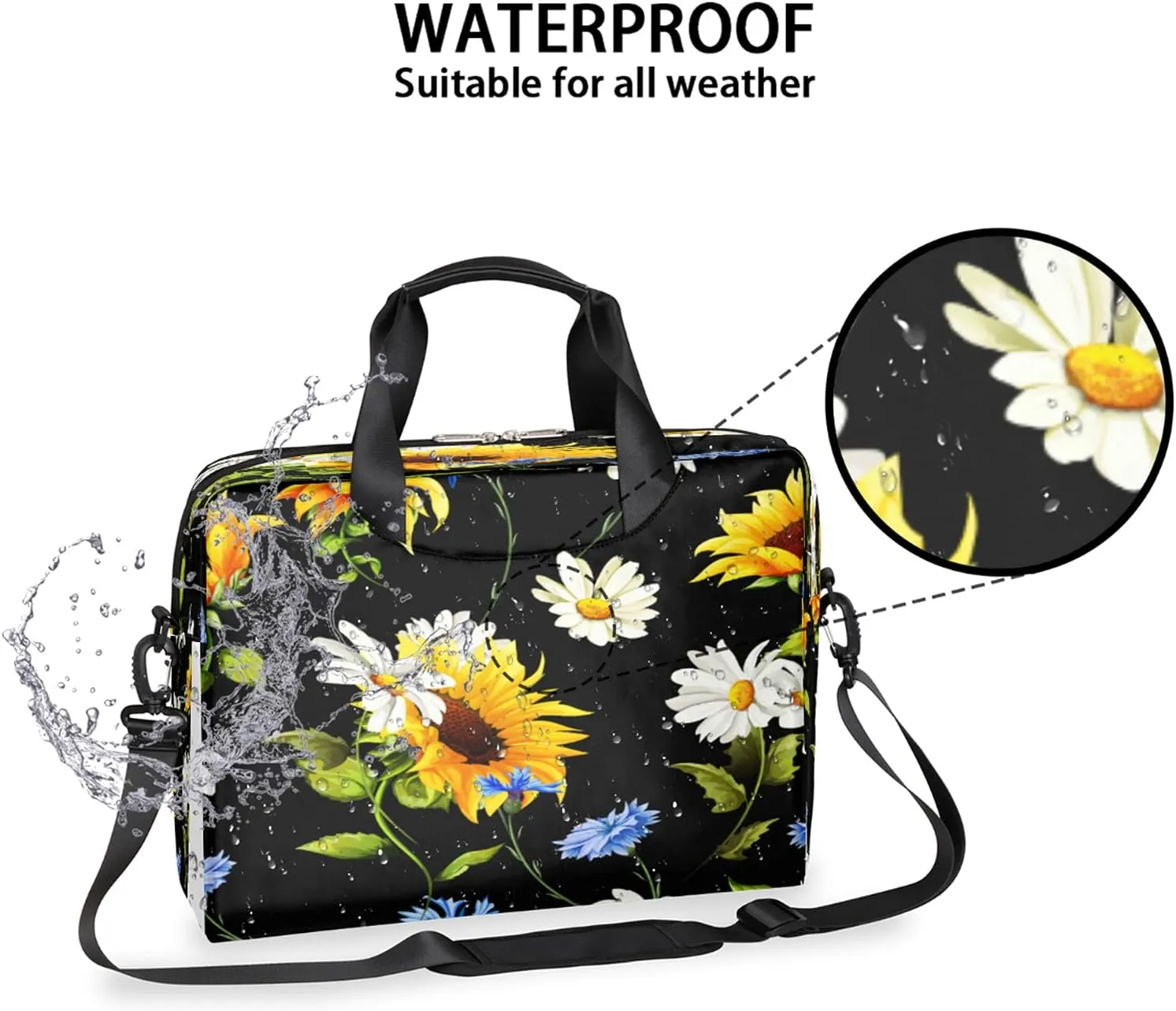 Cute Laptop Shoulder Bag for Women Men, Computer Laptop Bag Laptop Sleeve Case Laptop Satchel Briefcase Carrying Bag QA-1
