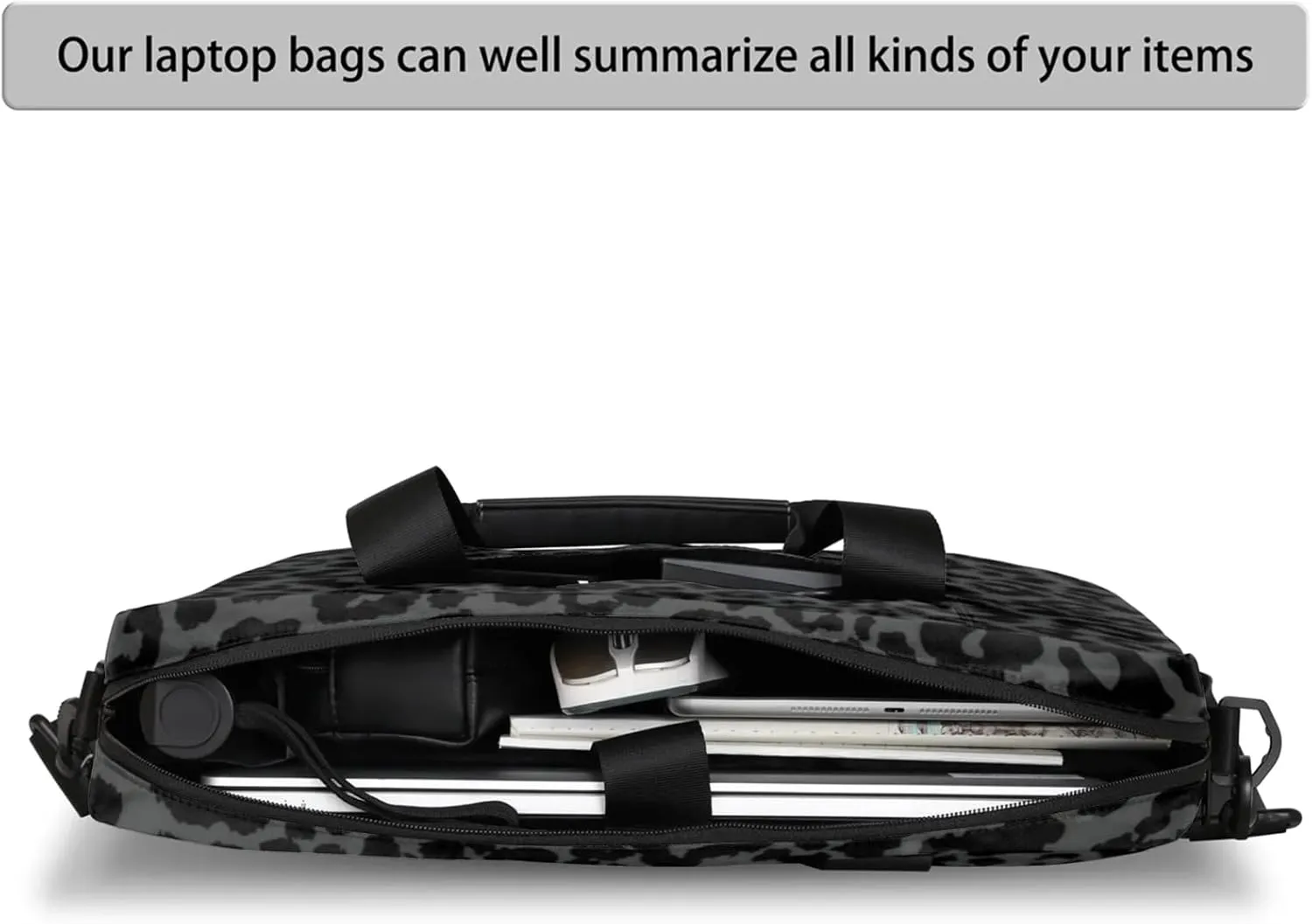 Cute Laptop Shoulder Bag for Women Men, Computer Laptop Bag Laptop Sleeve Case Laptop Satchel Briefcase Carrying Bag QA-1