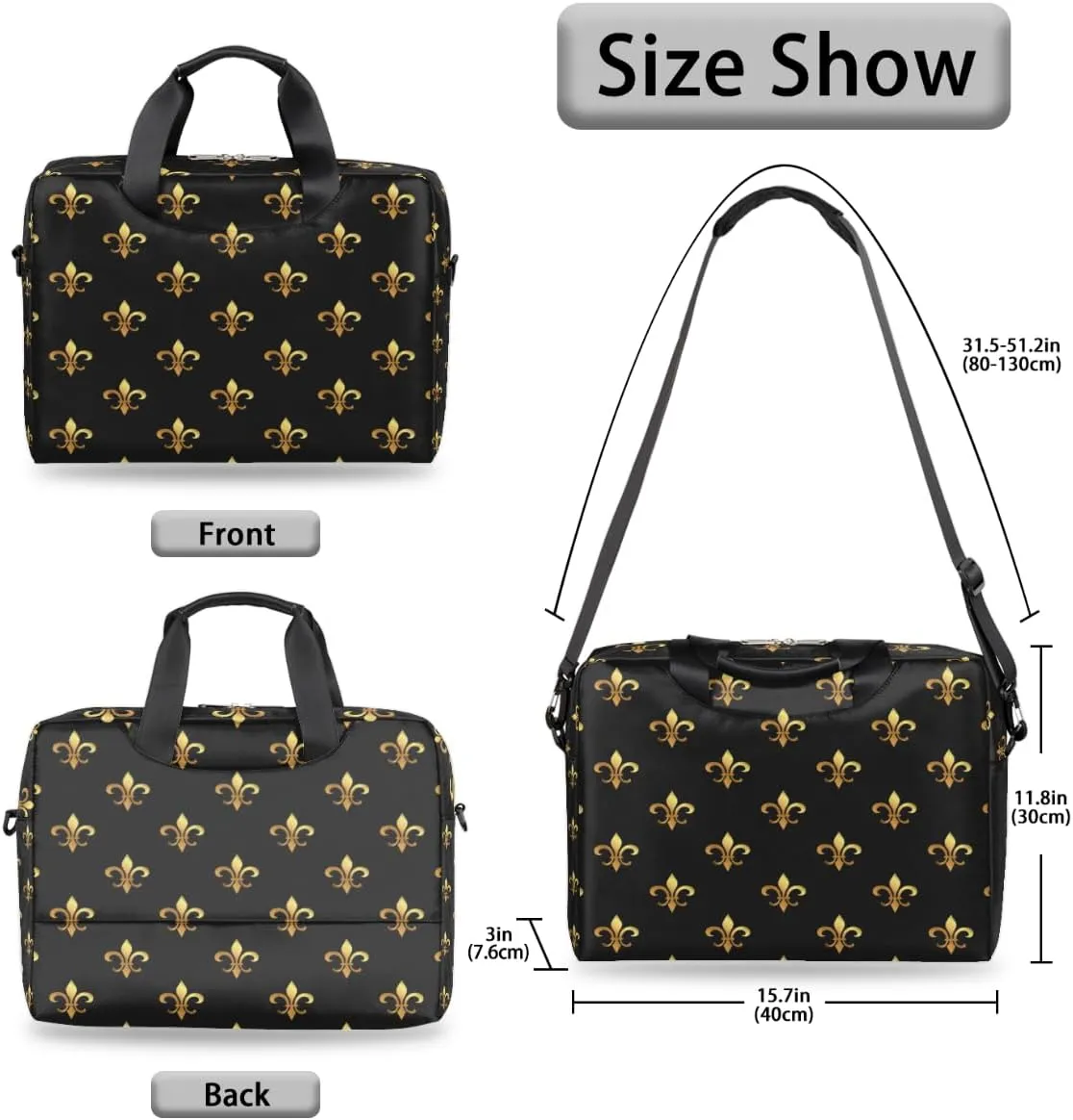 Cute Laptop Shoulder Bag for Women Men, Computer Laptop Bag Laptop Sleeve Case Laptop Satchel Briefcase Carrying Bag QA-1