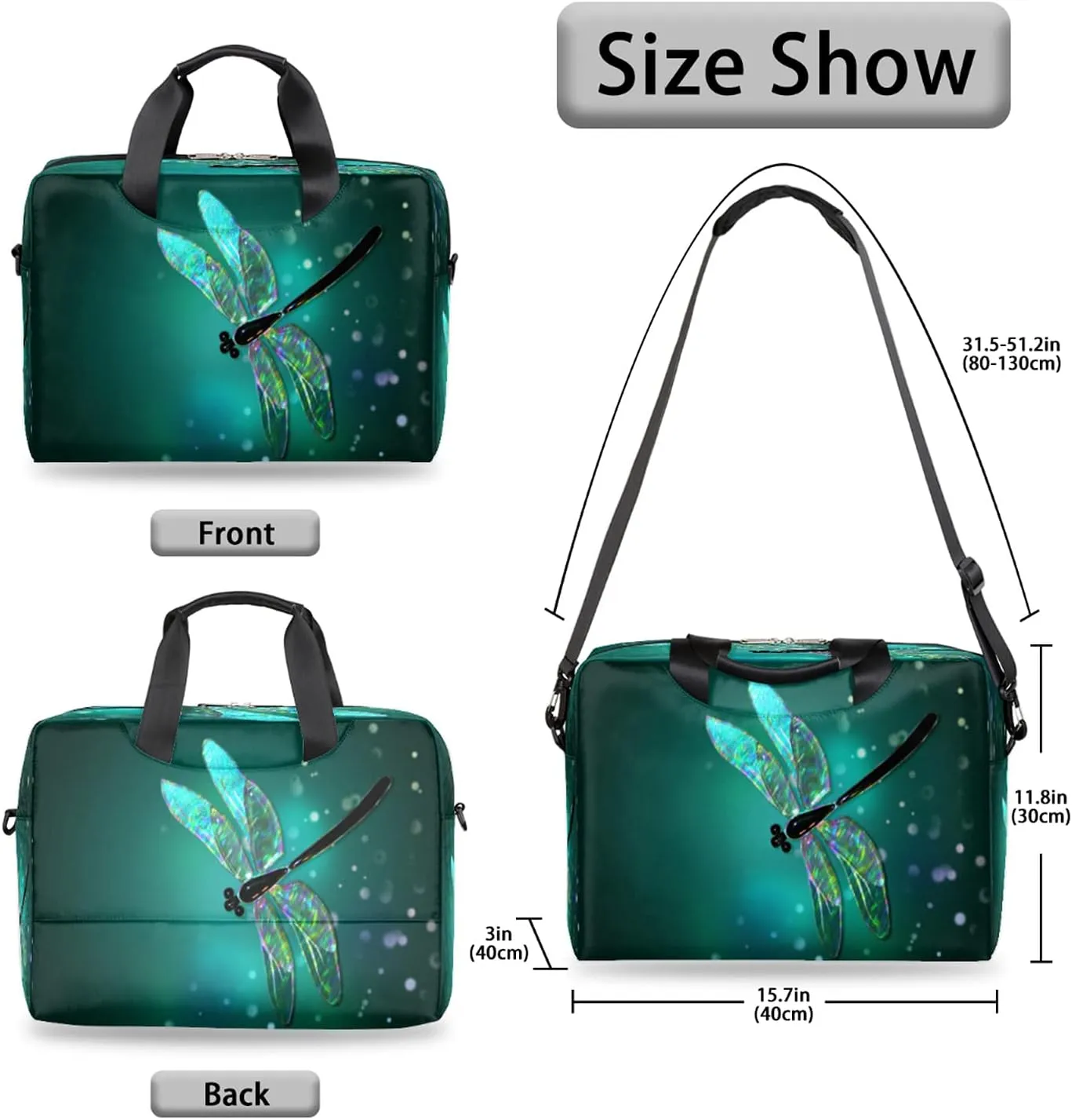 Cute Laptop Shoulder Bag for Women Men, Computer Laptop Bag Laptop Sleeve Case Laptop Satchel Briefcase Carrying Bag QA-1