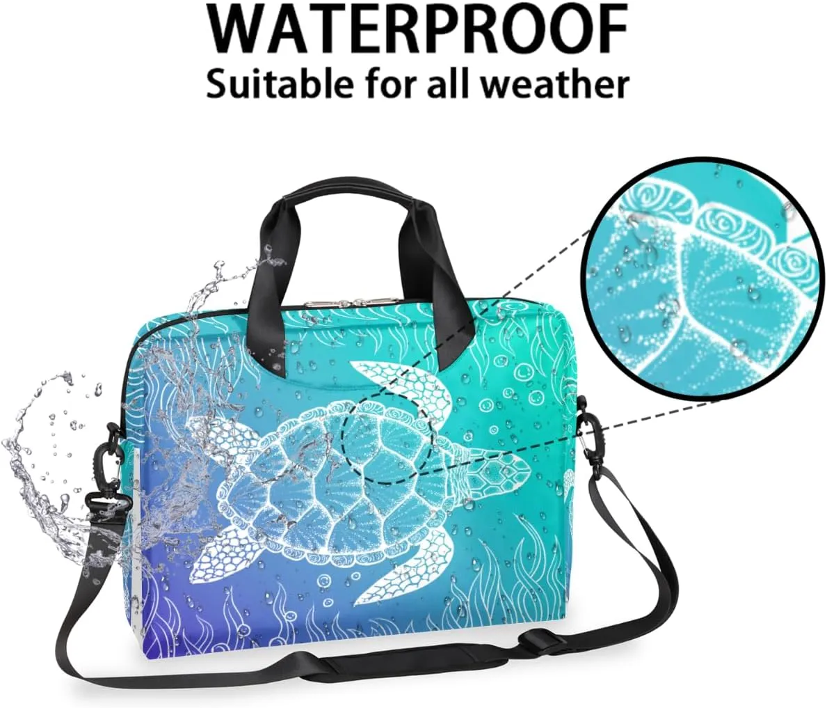 Cute Laptop Shoulder Bag for Women Men, Computer Laptop Bag Laptop Sleeve Case Laptop Satchel Briefcase Carrying Bag QA-1