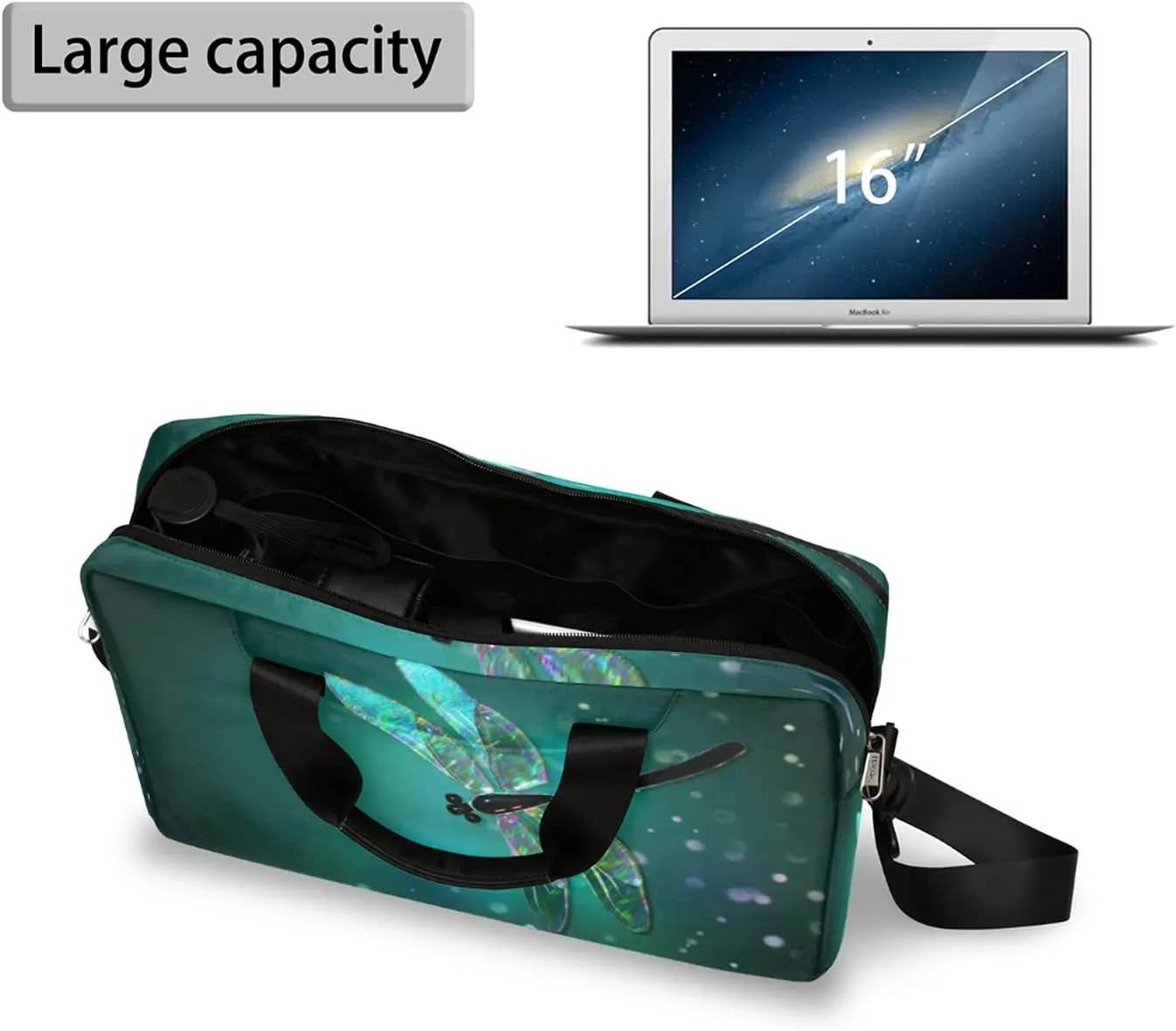 Cute Laptop Shoulder Bag for Women Men, Computer Laptop Bag Laptop Sleeve Case Laptop Satchel Briefcase Carrying Bag QA-1