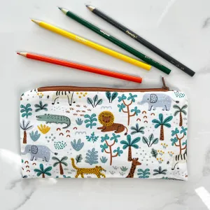 Cute Pencil Case, Zippered Fabric Pouch, Make Up Bag