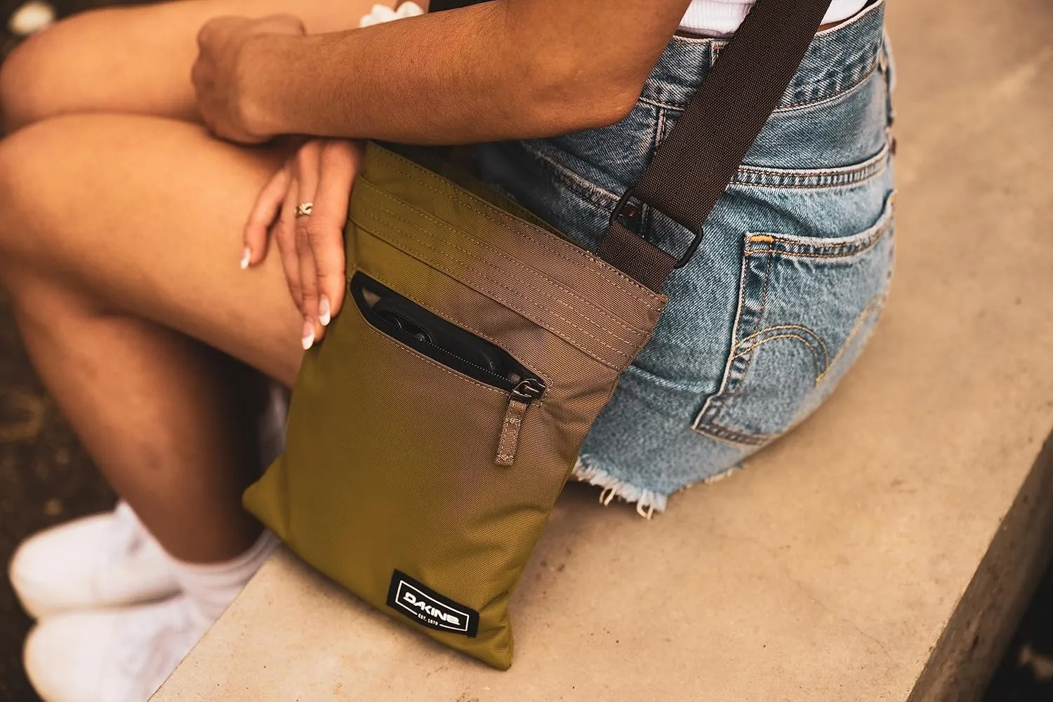 Dakine Jive Crossbody Handbag - Black Ripstop