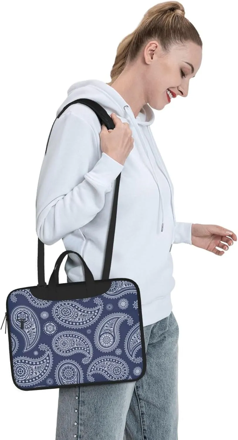 Dalmatian Dog Laptop Shoulder Bag ​for Men Women, Computer Carrying Case Messenger Bag with Strap
