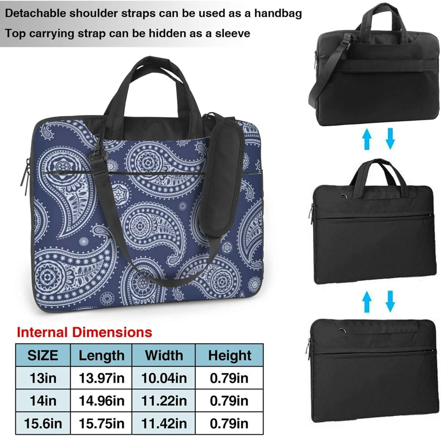 Dalmatian Dog Laptop Shoulder Bag ​for Men Women, Computer Carrying Case Messenger Bag with Strap