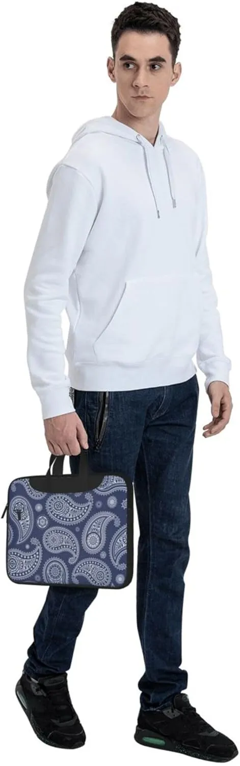 Dalmatian Dog Laptop Shoulder Bag ​for Men Women, Computer Carrying Case Messenger Bag with Strap