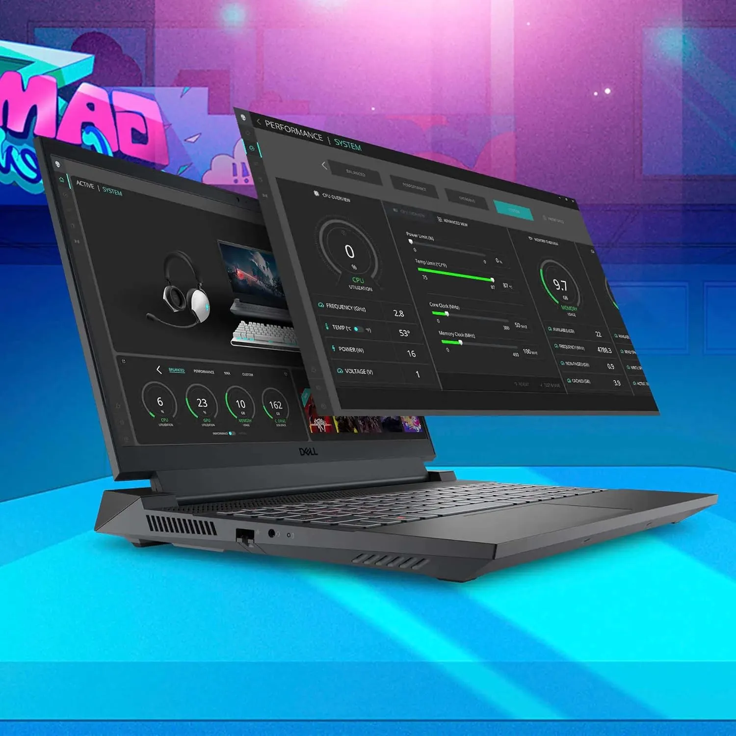 Dell G15 5530 Gaming Laptop - 15.6" FHD 120Hz Display • Office Lifetime • RTX 4060 • Intel 14-Core i7-13650HX • Backlit KB • Win 11 Pro & External DVD Drive • AI Copilot (64GB DDR5 | 1TB SSD)