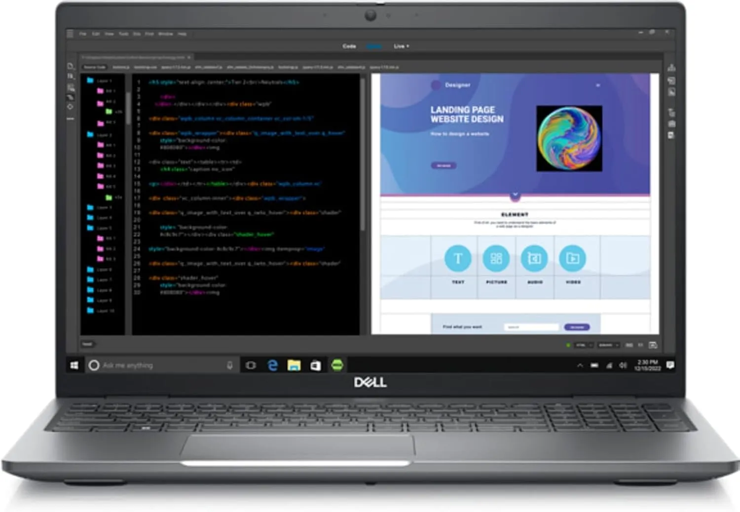 Dell Precision 3580 Workstation Laptop (2023) | 15.6" 1920x1080 FHD | Core i5-1340P - 256GB SSD Hard Drive - 16GB RAM | 12 cores @ 4.6 GHz Win 11 Pro Black (Renewed)