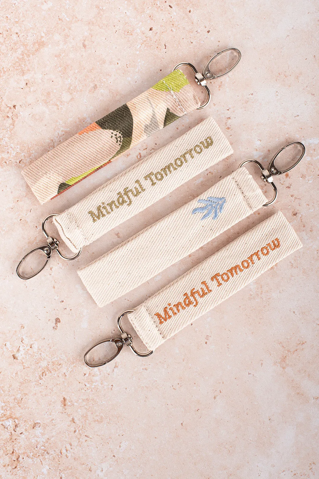 Denim Pouch   Keychain Set