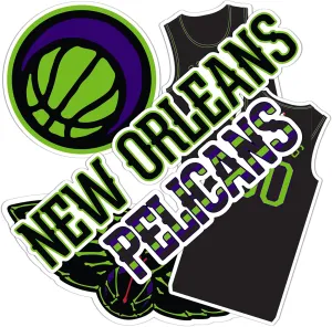 Desert Cactus New Orleans Pelicans Sticker NBA Officially Licensed Sticker Vinyl Decal Laptop Water Bottle Car Scrapbook (City Edition 2023)