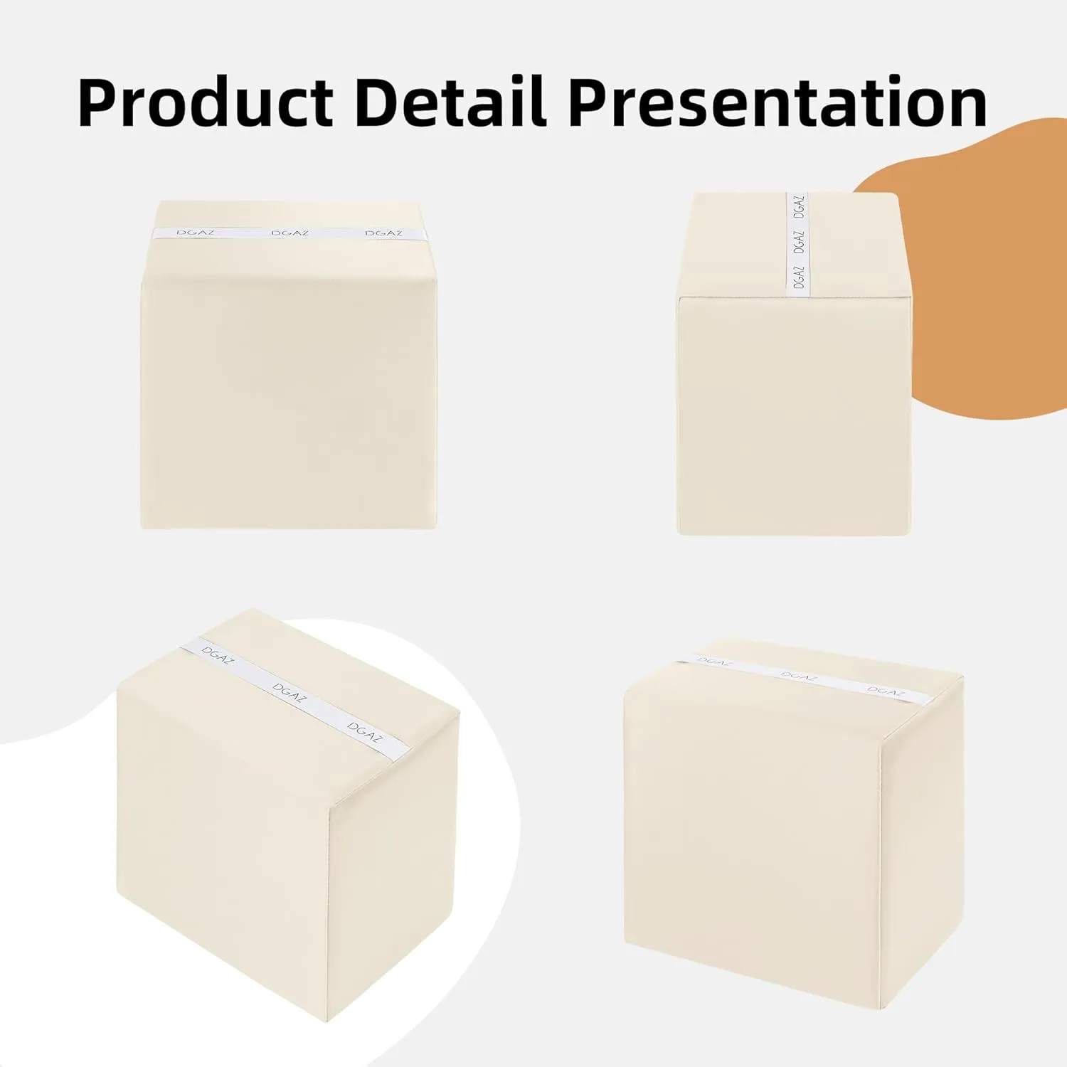 DGAZ Purse Pillow Shaper Insert,Luxury Handbag Tote Shapers, Memory Foam- Fits picotin14/18/22/26/31Bags(Craie,PC18)