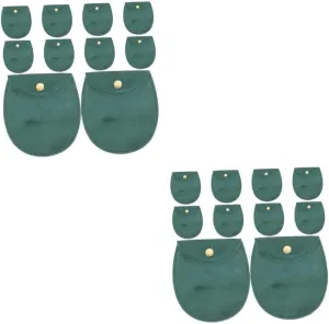 Didiseaon 2sets Multifunctional Travel Watch Pouch Soft Fabric Storage Bag for Jewelry Bracelets and Earrings 10pcs*2