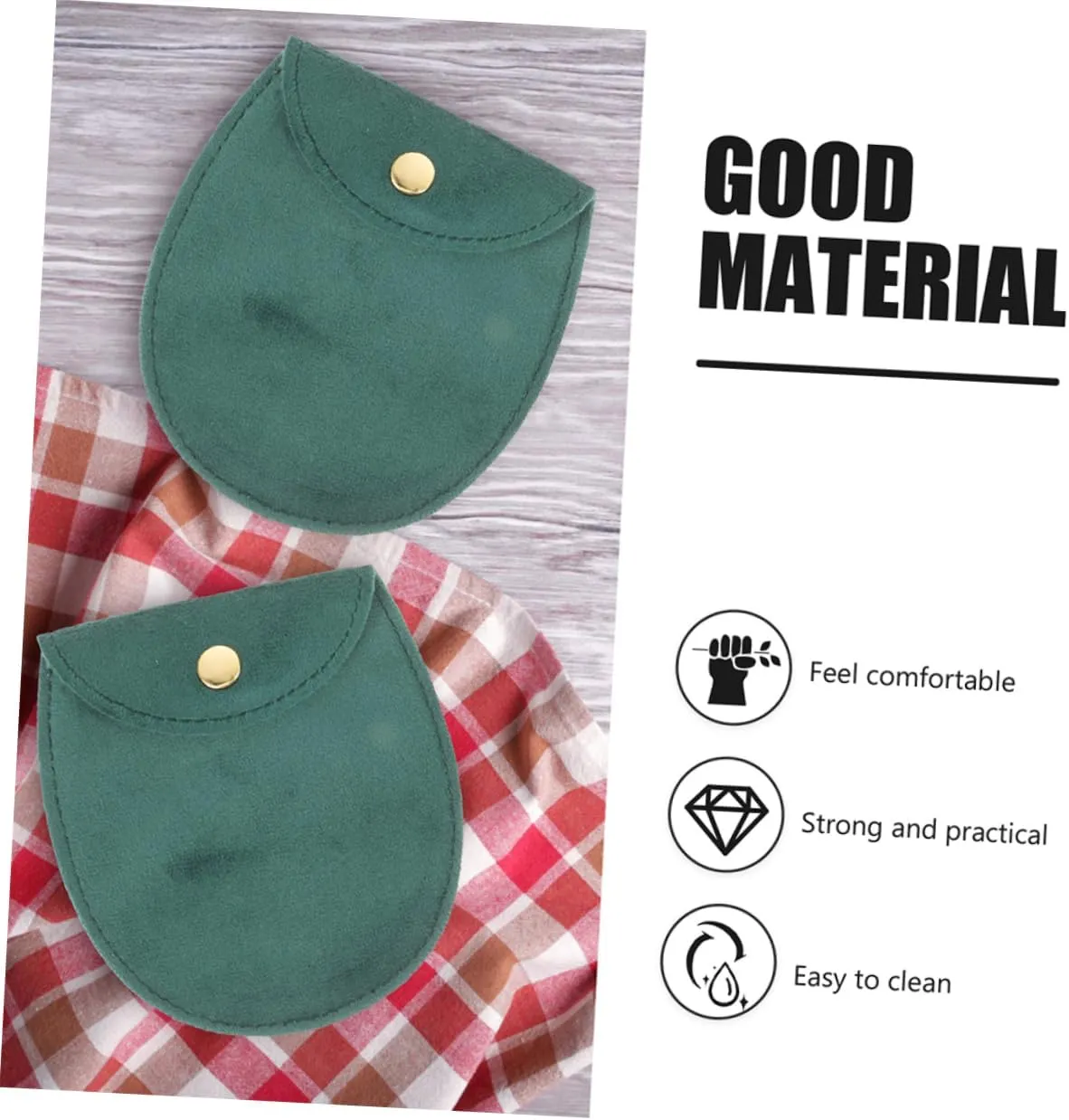Didiseaon 2sets Multifunctional Travel Watch Pouch Soft Fabric Storage Bag for Jewelry Bracelets and Earrings 10pcs*2